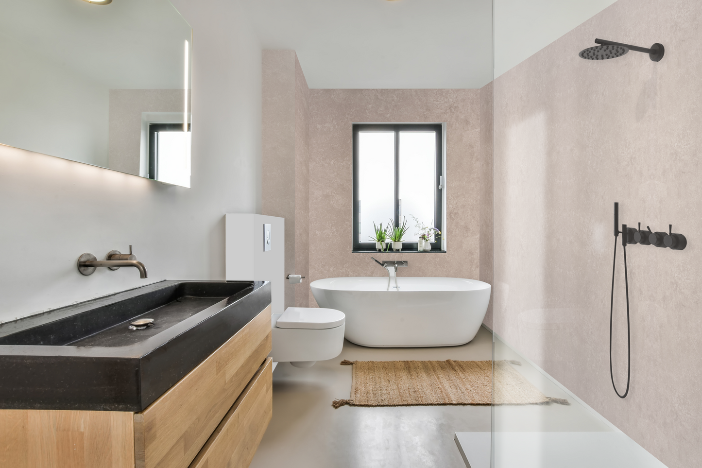 1m x 2.4m Light Beige Concrete