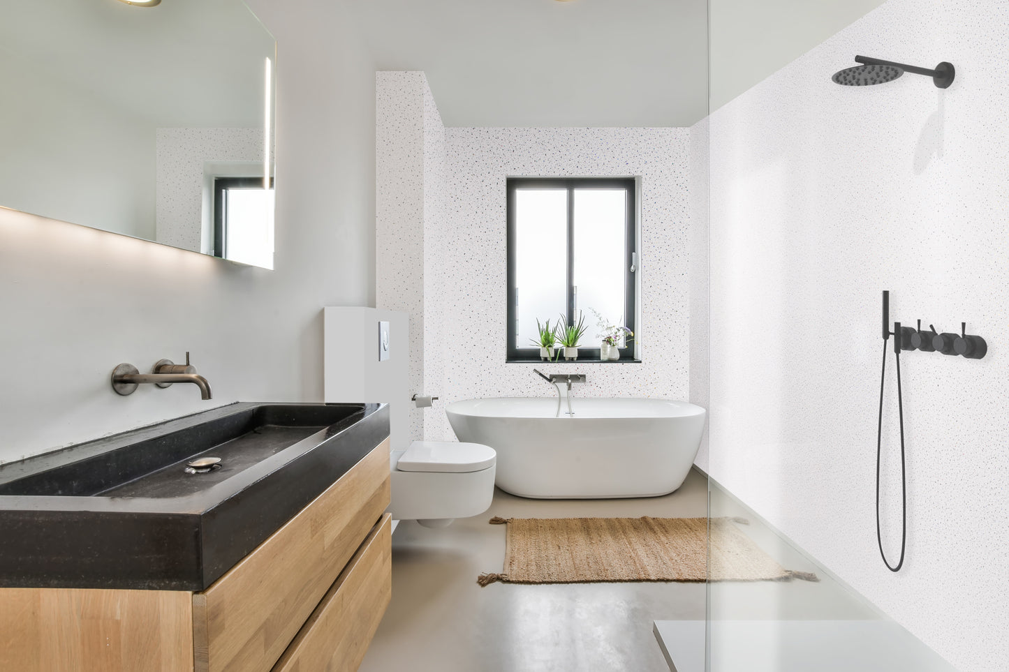 250mm x 2.6m White Sparkle (Pack of 4)