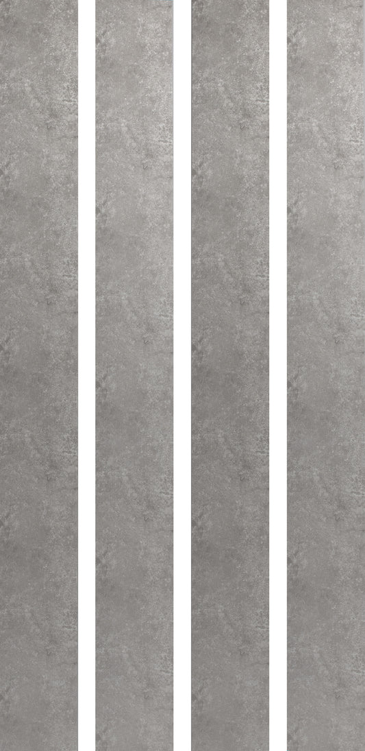 250mm x 2.6m Grey Concrete Matt (Pack of 4)