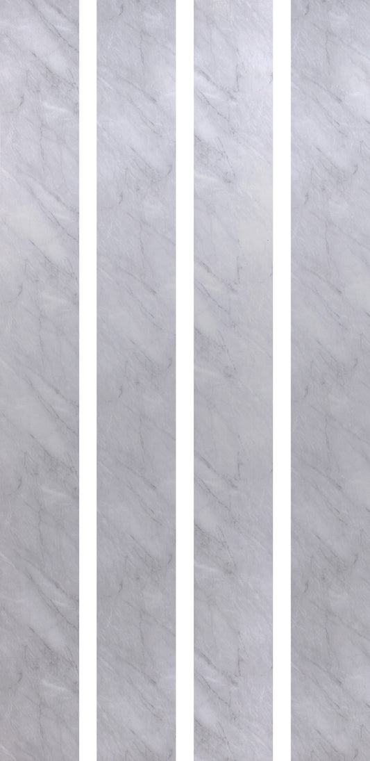250mm x 2.6m Grey Marble (Pack of 4)