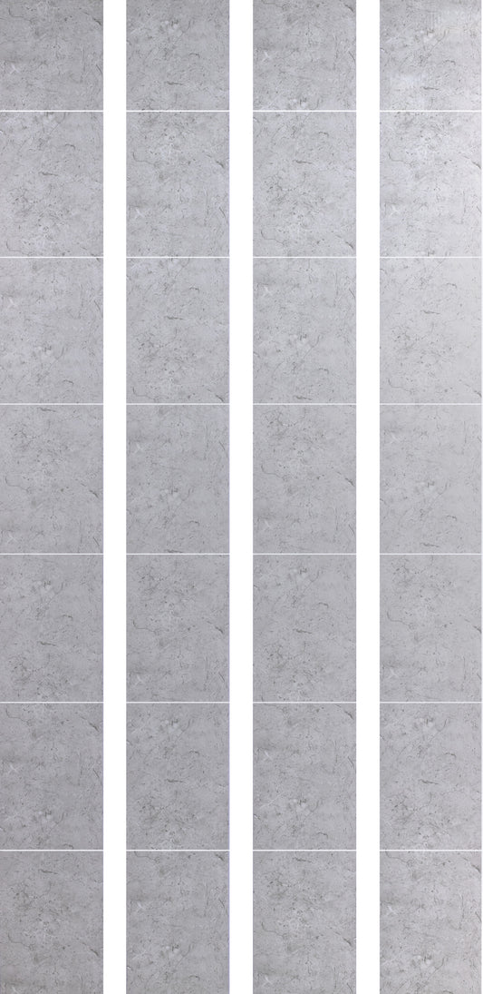 250mm x 2.7m Grey Stone Tile (Pack of 4)
