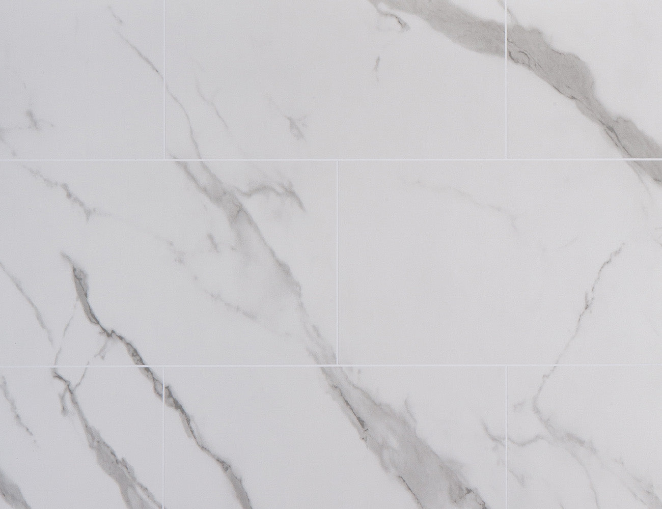 1m x 2.4m Carrara Marble Tile Matt