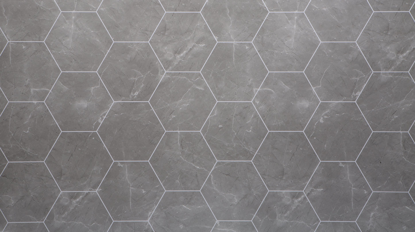 1m x 2.4m Lunar Stone Hexagon Tile