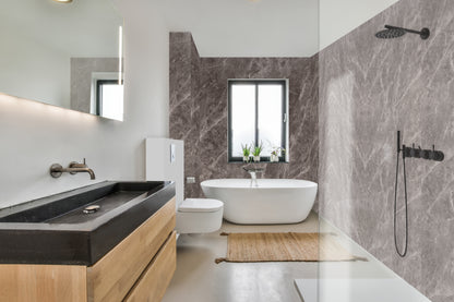1m x 2.4m Dark Grey Stone