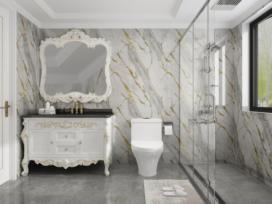 1m x 2.4m Calacatta Gold Marble