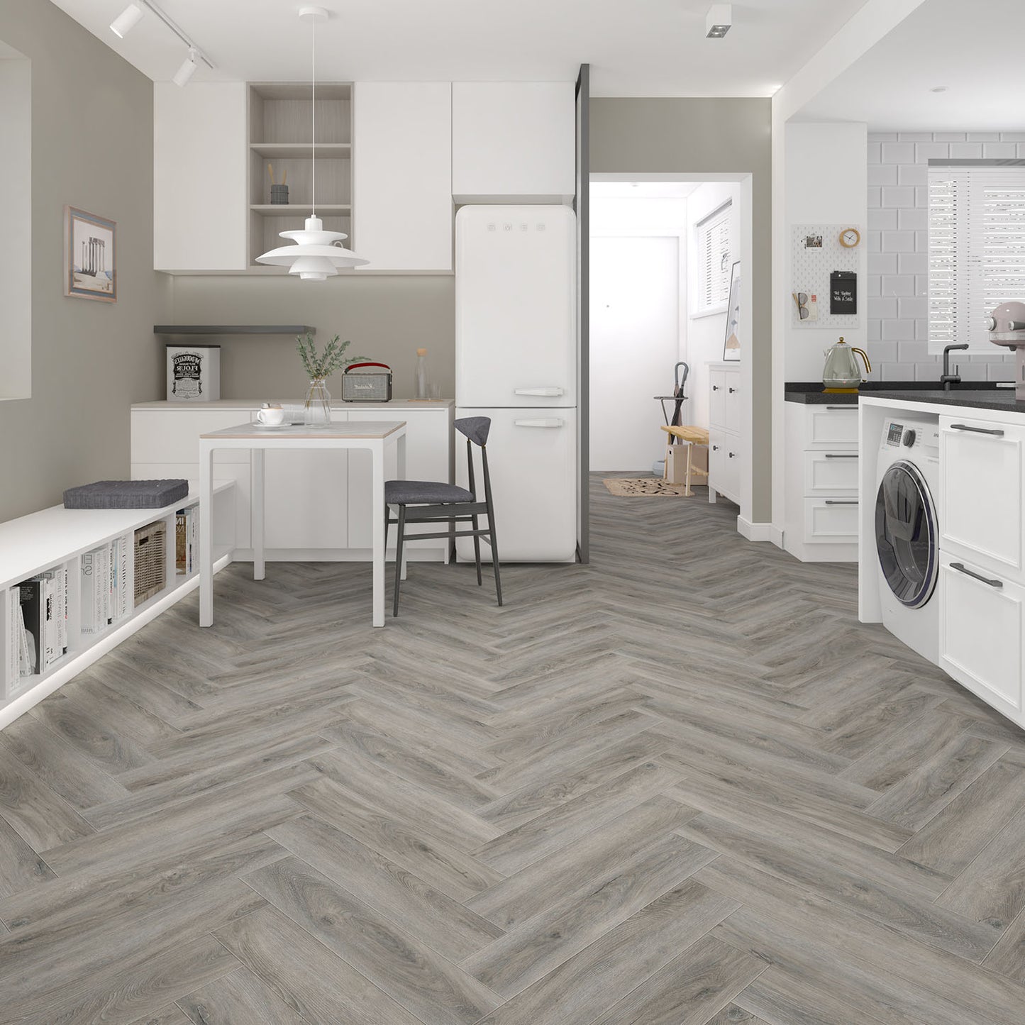 Concord Ash Herringbone SPC 1.41m2