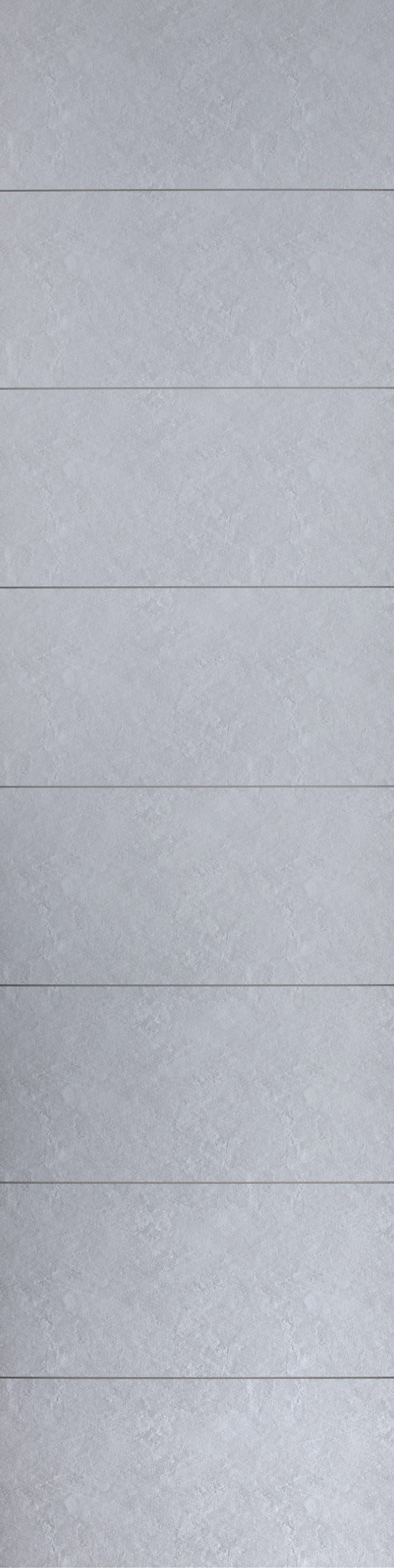 600mm x 2.4m Light Grey Stone Tile