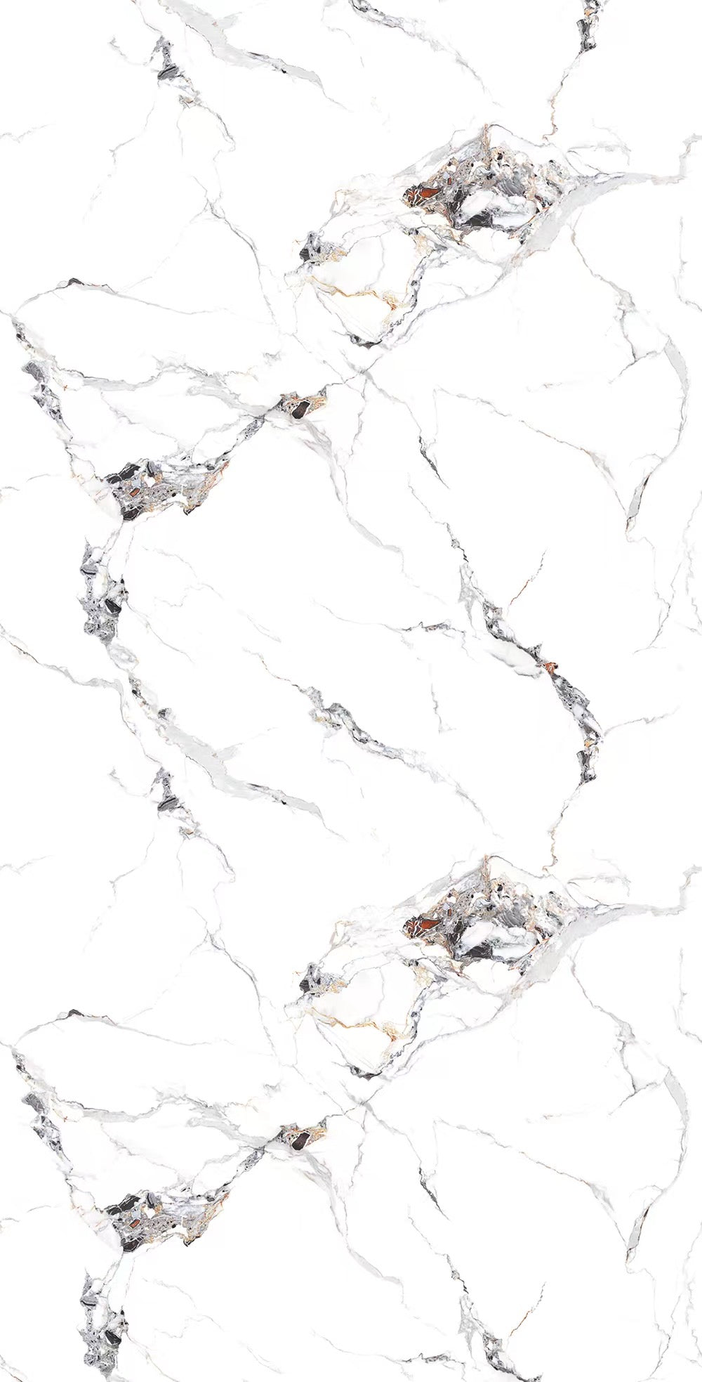 1m x 2.4m Onyx Carrara Marble