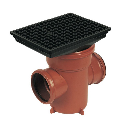 110mm Rectangular Top Back Inlet Gully