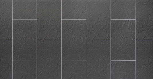 1m x 2.4m Grout Line Riven Slate Tile