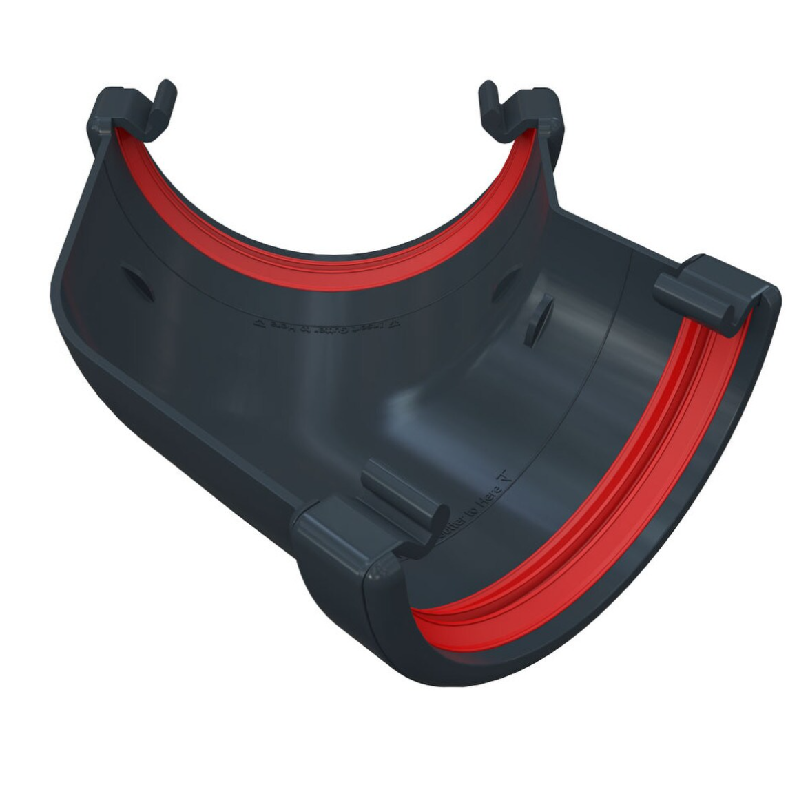 Half Round 135 Degree Gutter Angle