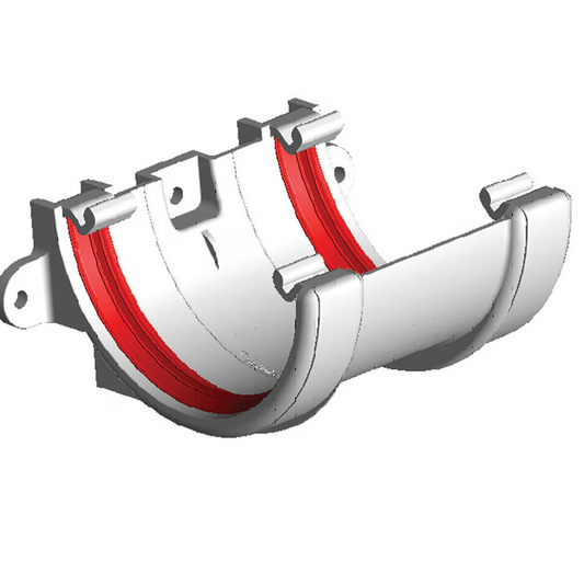 Half Round Gutter Union